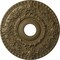 Ekena Millwork Rose Ceiling Medallion (Fits Canopies up to 7 1/4"), 18"OD x 3 1/2"ID x 1 1/2"P, Mississippi Mud CM18ROMMF - alternate 1
